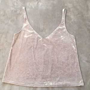 H&M Velvet Tank Top